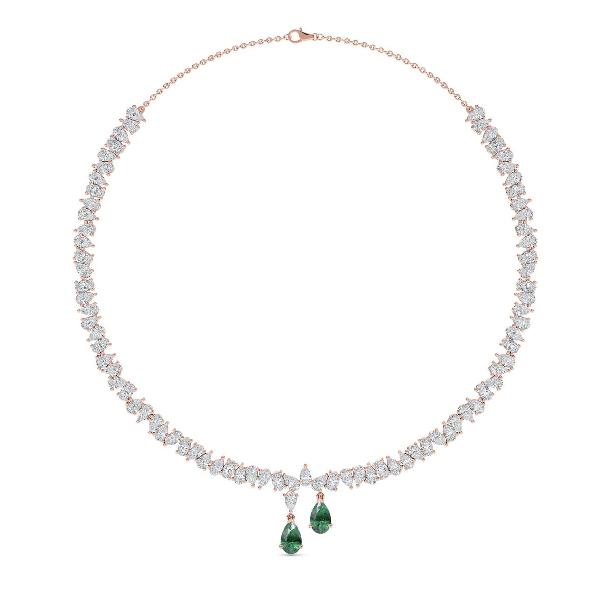 Lab Grown Diamond NECKLACE 16.51 ctw N08314-14.25CT-14IN