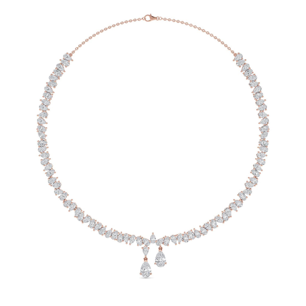 Lab Grown Diamond NECKLACE 16.28 ctw N08314_D-16.25CT-14IN