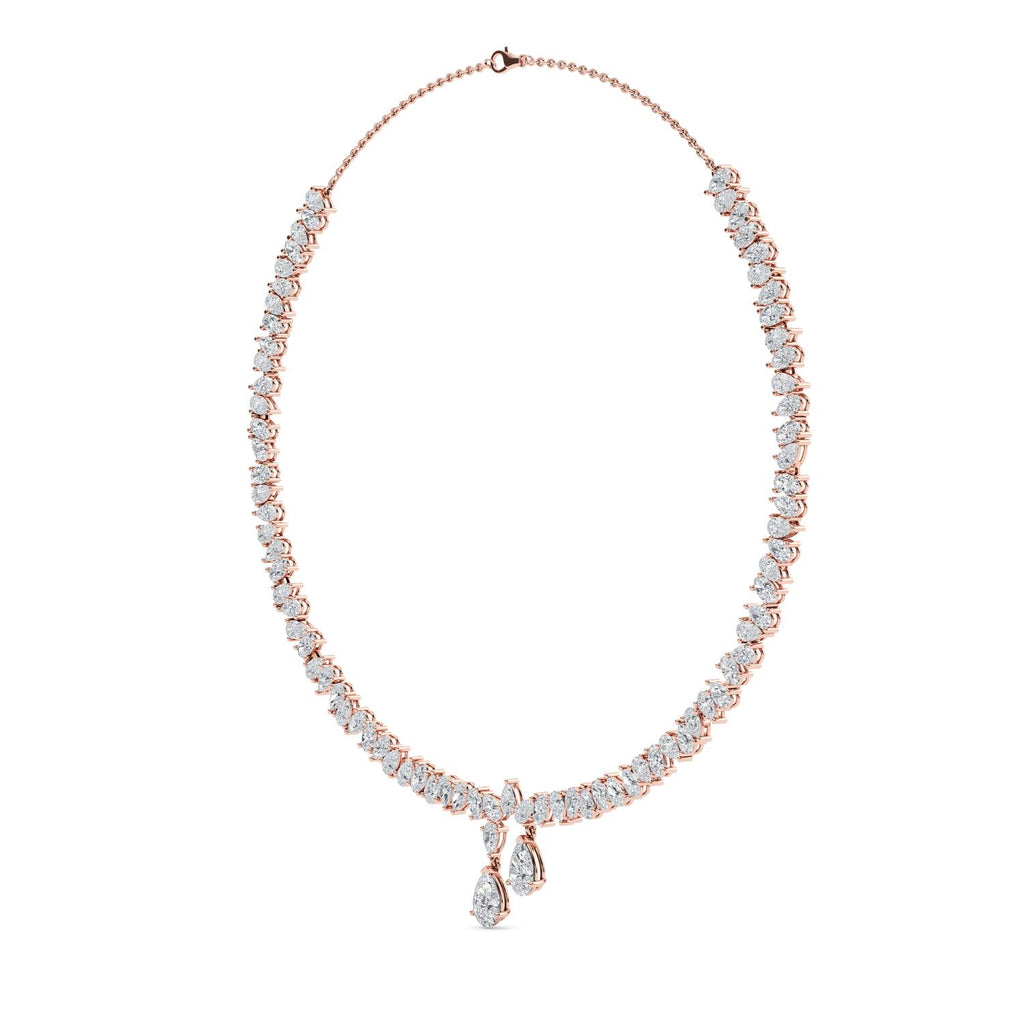 Lab Grown Diamond NECKLACE 16.28 ctw N08314_D-16.25CT-14IN