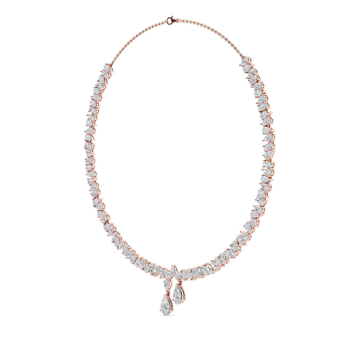 Lab Grown Diamond NECKLACE 16.28 ctw N08314_D-16.25CT-14IN