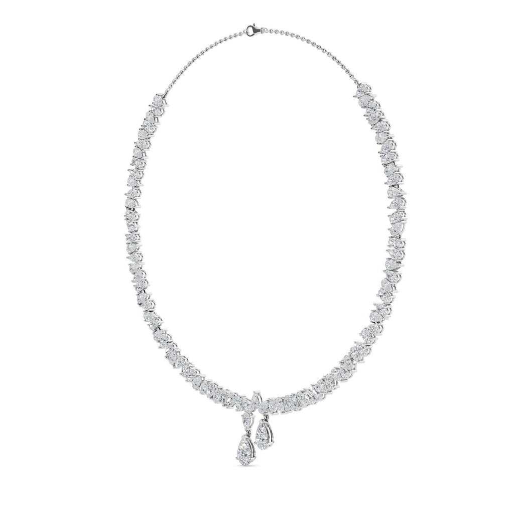 Lab Grown Diamond NECKLACE 16.28 ctw N08314_D-16.25CT-14IN