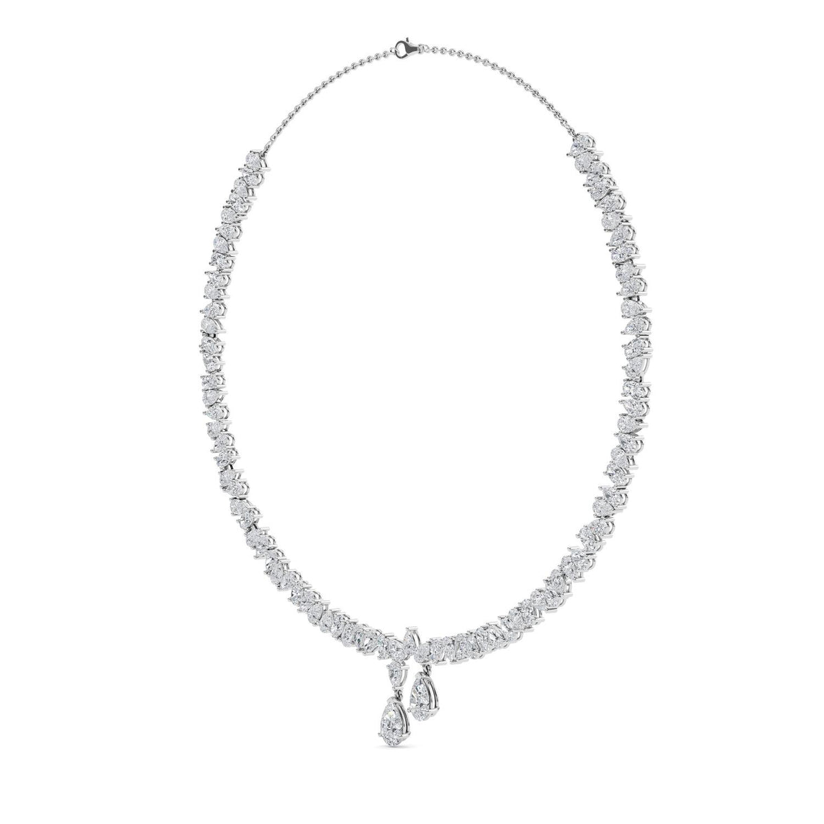 Lab Grown Diamond NECKLACE 16.28 ctw N08314_D-16.25CT-14IN
