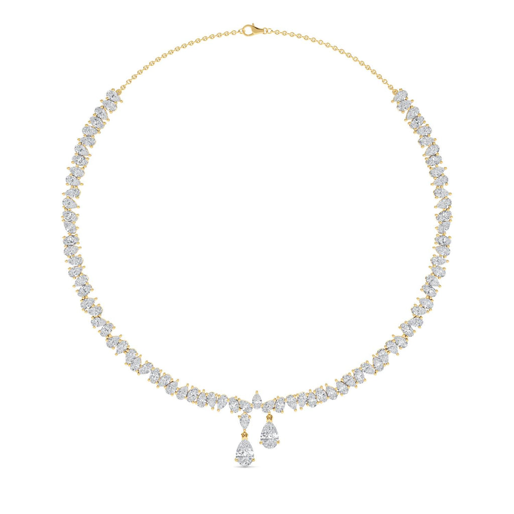 Lab Grown Diamond NECKLACE 16.28 ctw N08314_D-16.25CT-14IN