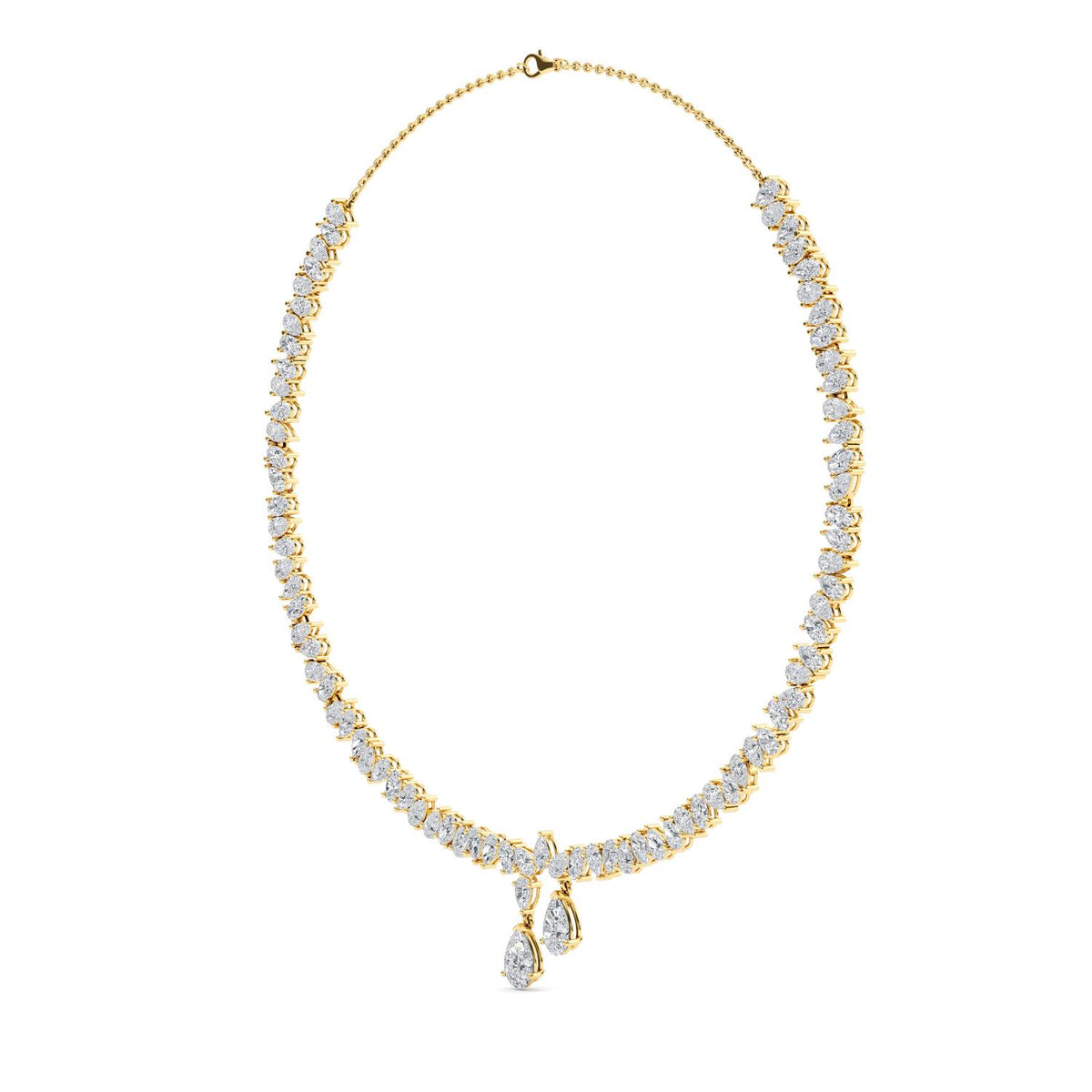 Lab Grown Diamond NECKLACE 16.28 ctw N08314_D-16.25CT-14IN