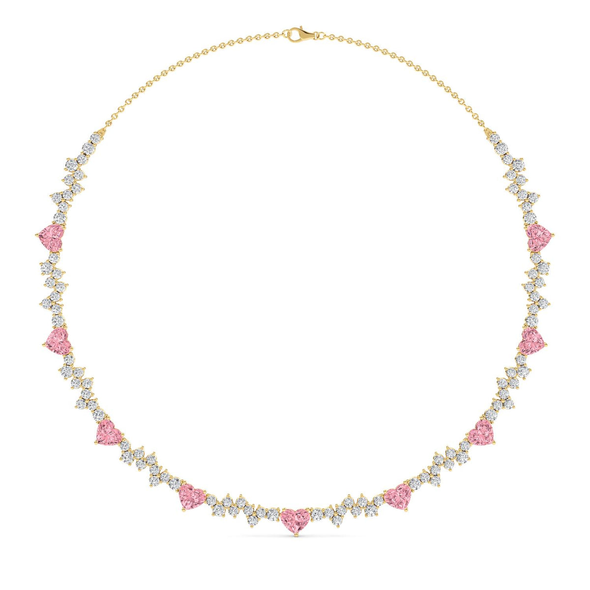 Lab Grown Diamond NECKLACE 17.27 ctw N08315-17.25CT-14IN