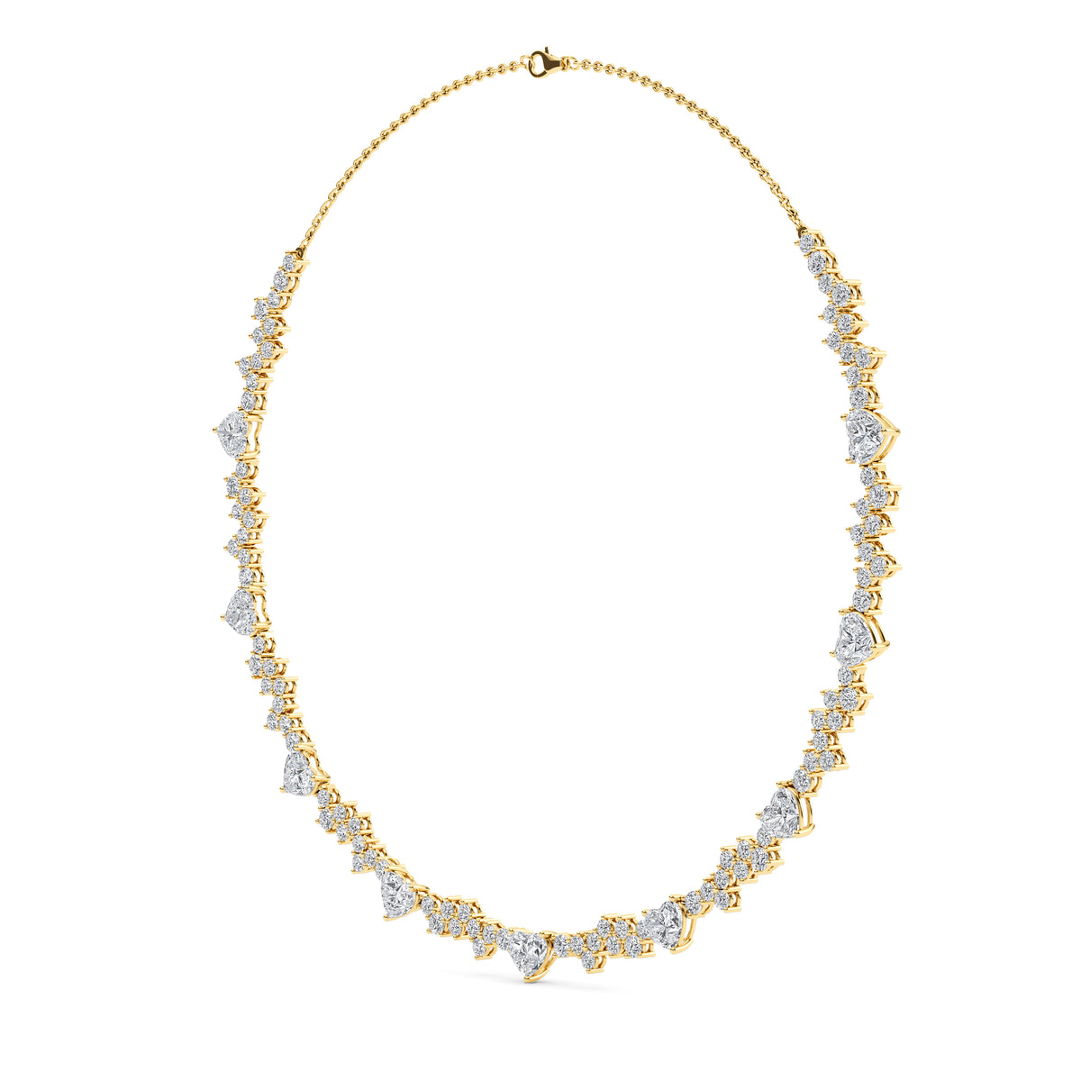 Lab Grown Diamond Necklace 17.27 ctw N08315_P-17.25CT-14IN