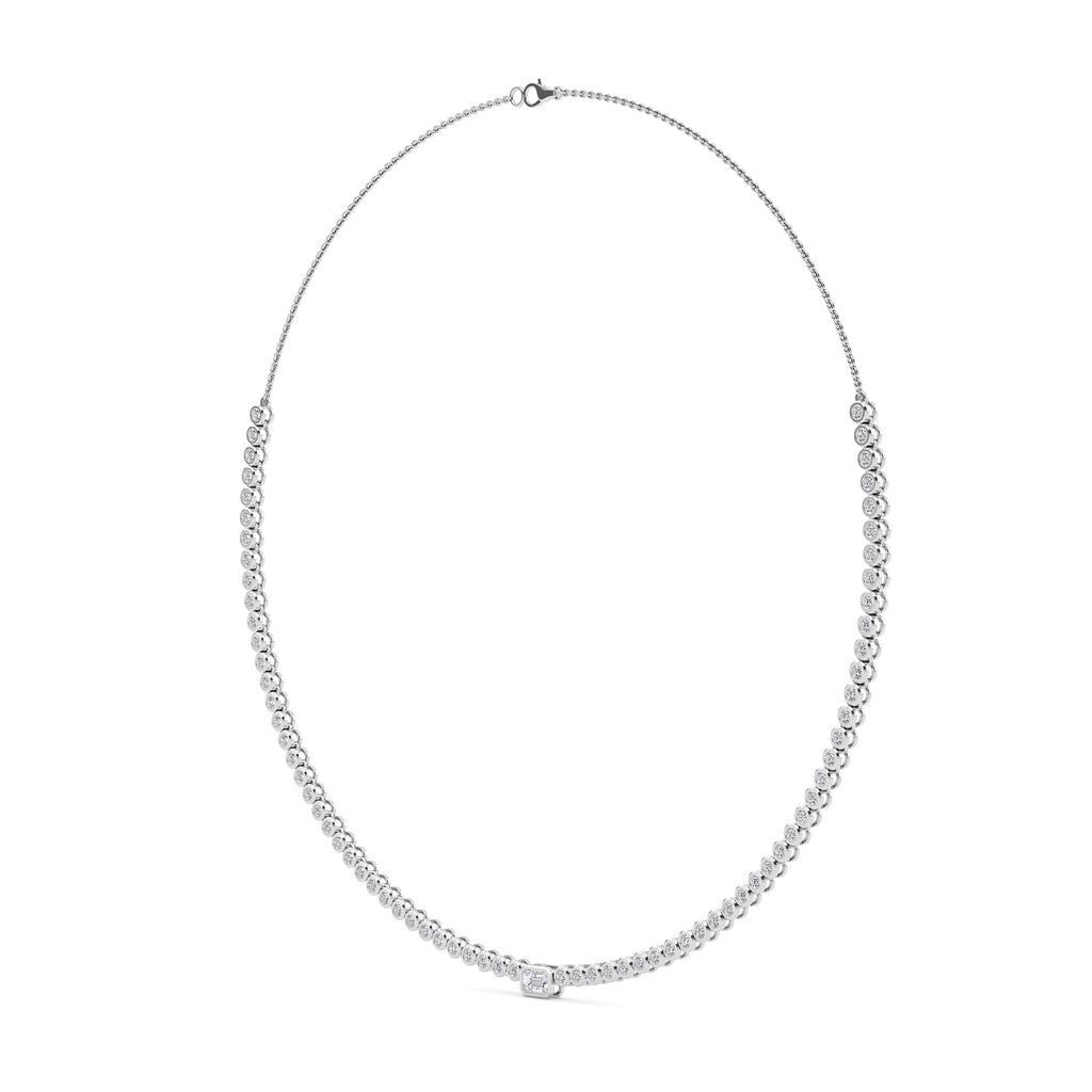 Lab Grown Diamond Necklace 3.75 ctw N08351EM-0.40CT-16IN