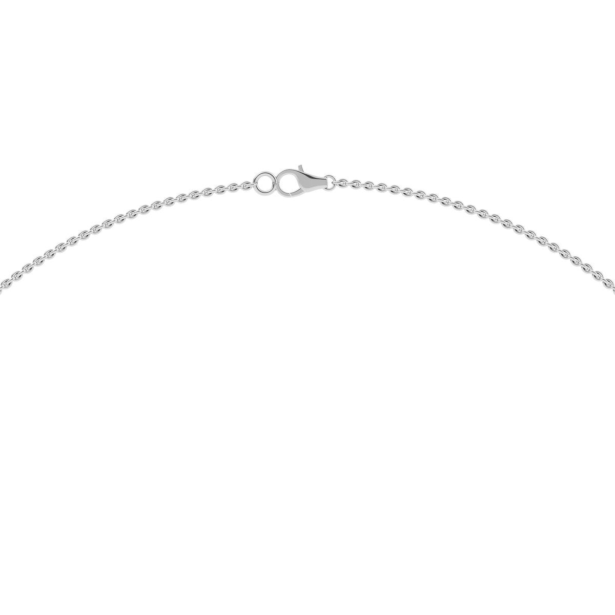 Lab Grown Diamond Necklace 3.75 ctw N08351EM-0.40CT-16IN