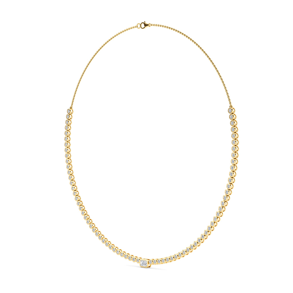 Lab Grown Diamond Necklace 3.75 ctw N08351EM-0.40CT-16IN