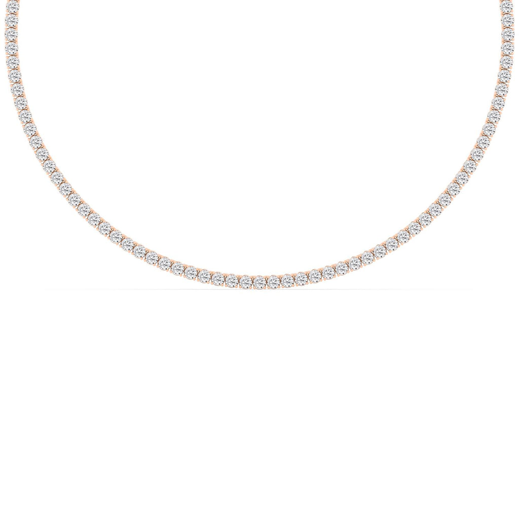 Lab Grown Diamond NECKLACE 9.14 ctw N08390-0.05PT-18IN
