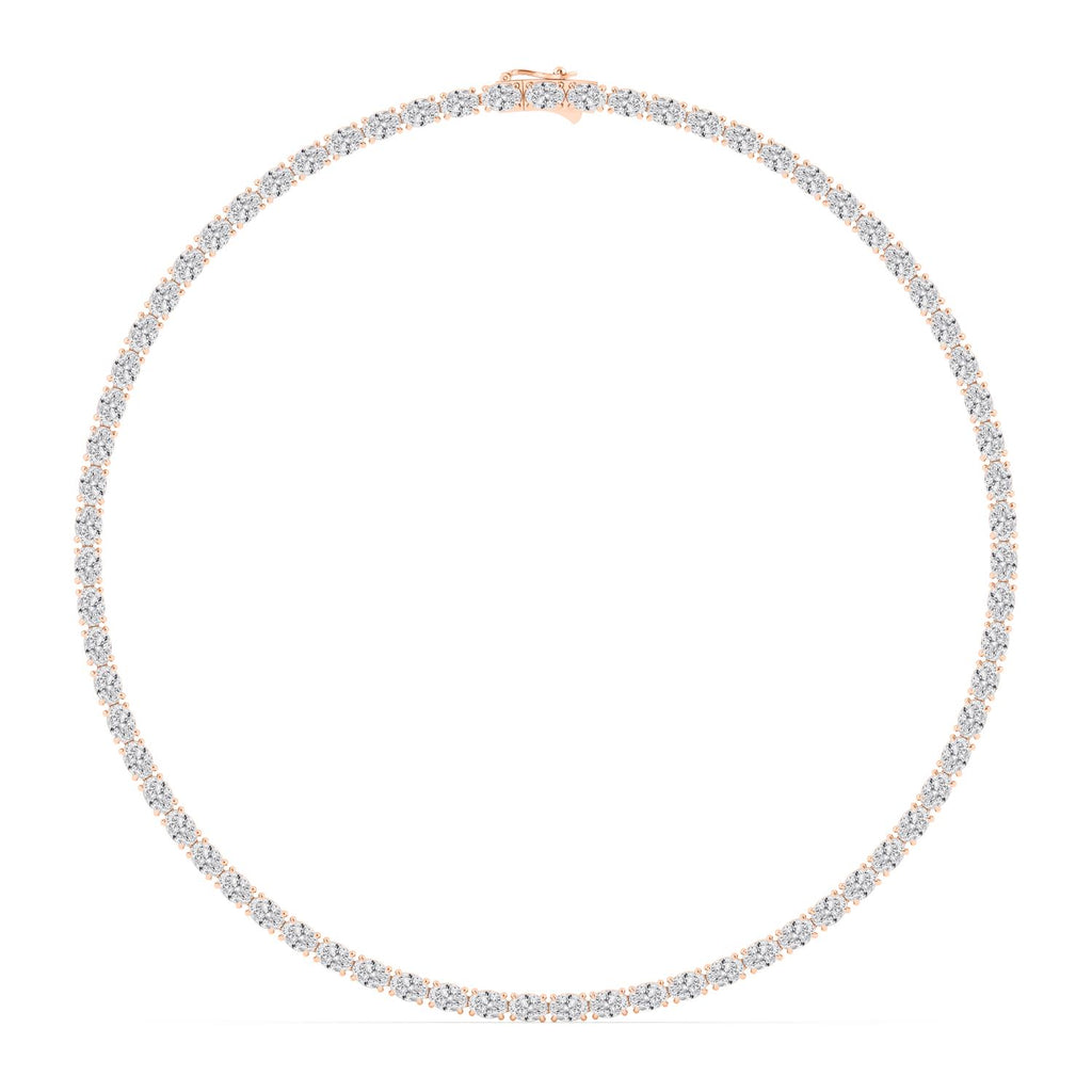 Lab Grown Diamond NECKLACE 25.90 ctw N08442OV-0.30PT-18IN