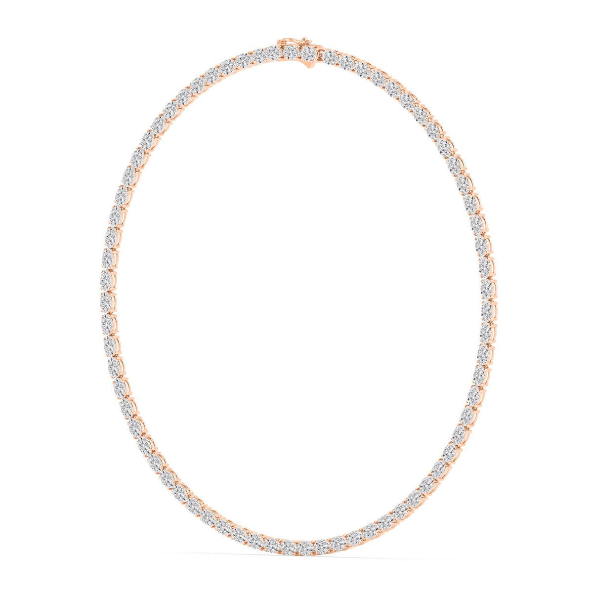 Lab Grown Diamond NECKLACE 37.60 ctw N08442OV-0.50PT-18IN