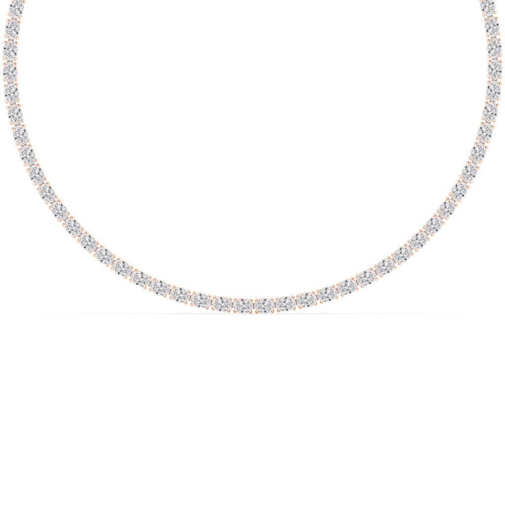 Lab Grown Diamond NECKLACE 25.90 ctw N08442OV-0.30PT-18IN