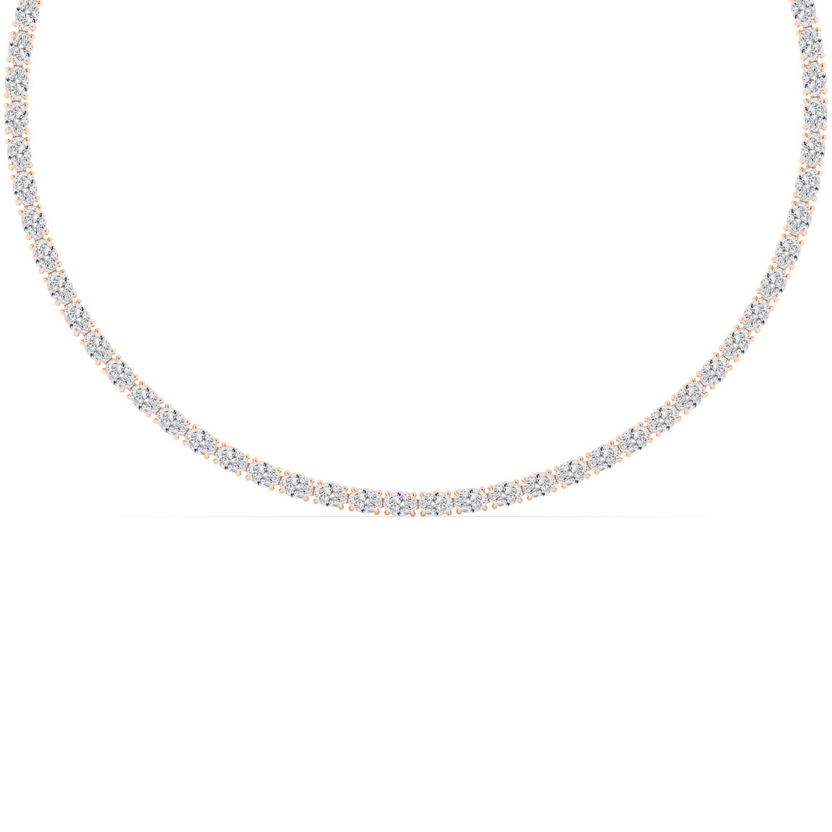 Lab Grown Diamond NECKLACE 37.60 ctw N08442OV-0.50PT-18IN