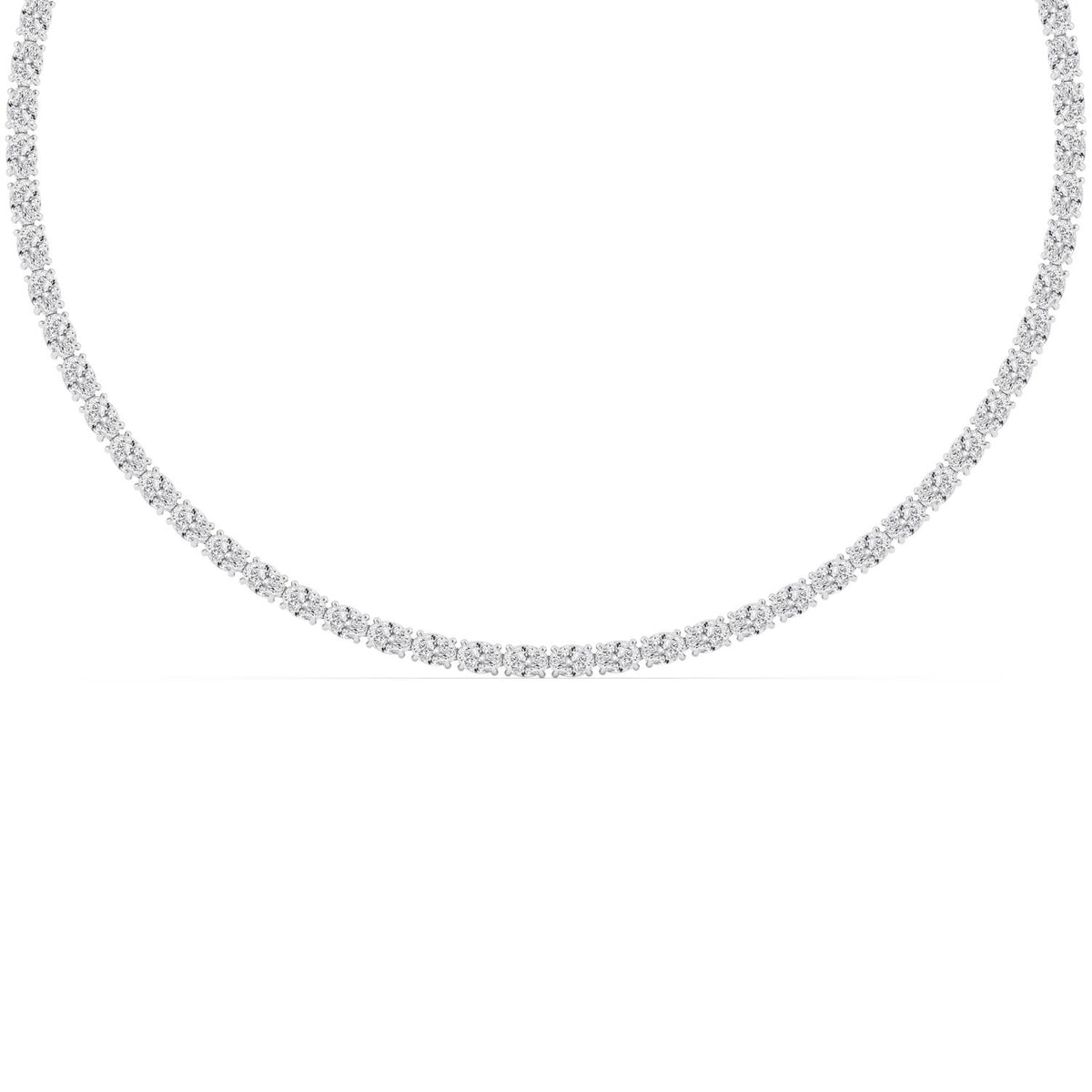 Lab Grown Diamond NECKLACE 37.60 ctw N08442OV-0.50PT-18IN