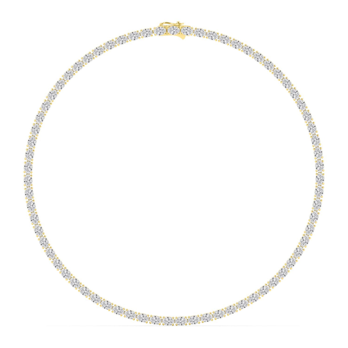 Lab Grown Diamond NECKLACE 25.90 ctw N08442OV-0.30PT-18IN