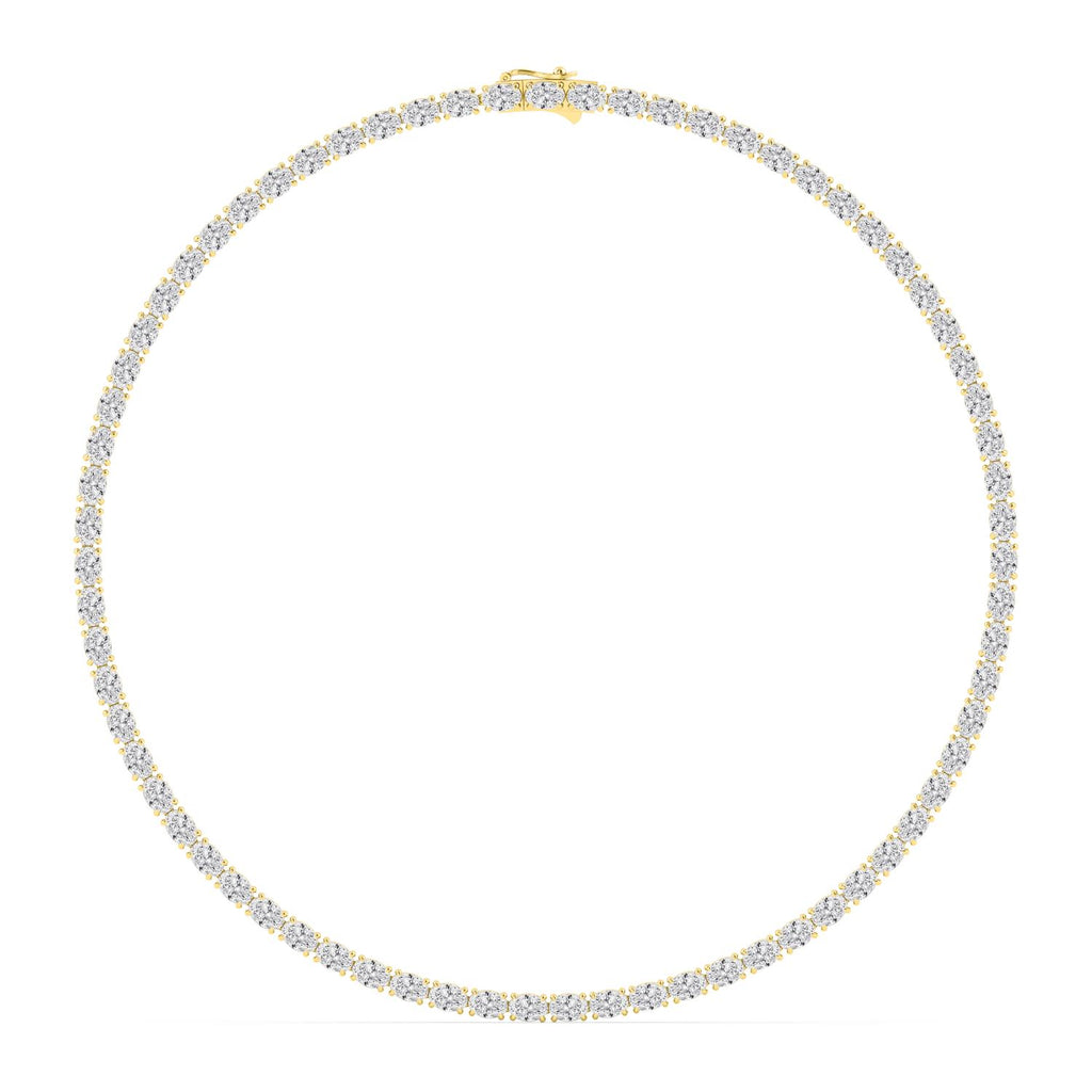 Lab Grown Diamond NECKLACE 37.60 ctw N08442OV-0.50PT-18IN