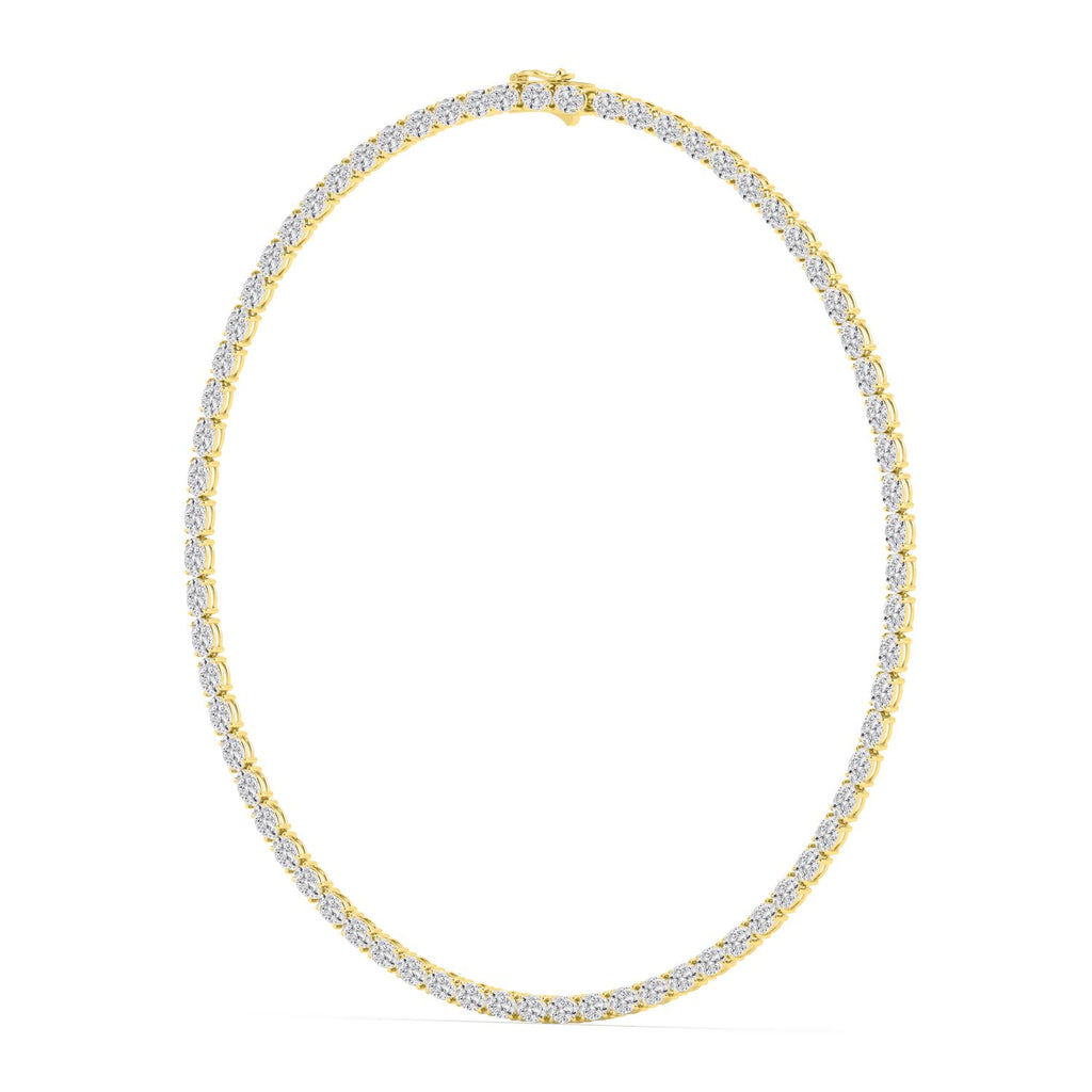 Lab Grown Diamond NECKLACE 25.90 ctw N08442OV-0.30PT-18IN