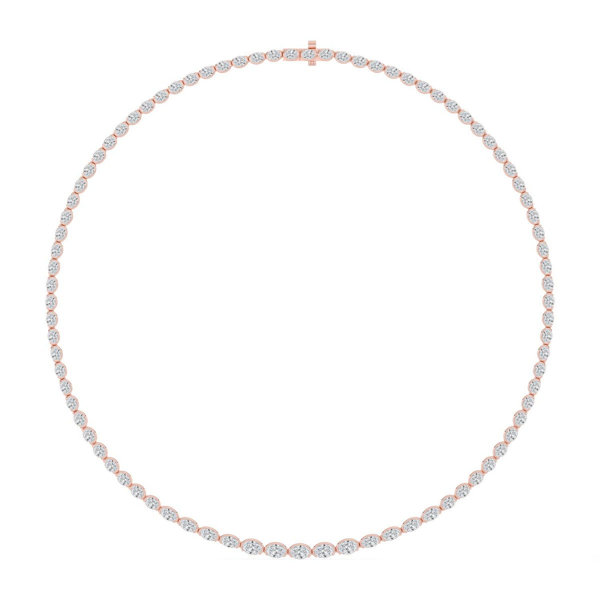 Lab Grown Diamond NECKLACE 11.73 ctw N08540OV-12.33CT-16IN