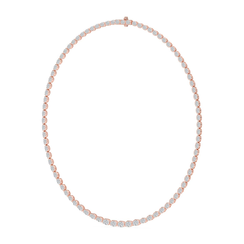 Lab Grown Diamond NECKLACE 11.73 ctw N08540OV-12.33CT-16IN