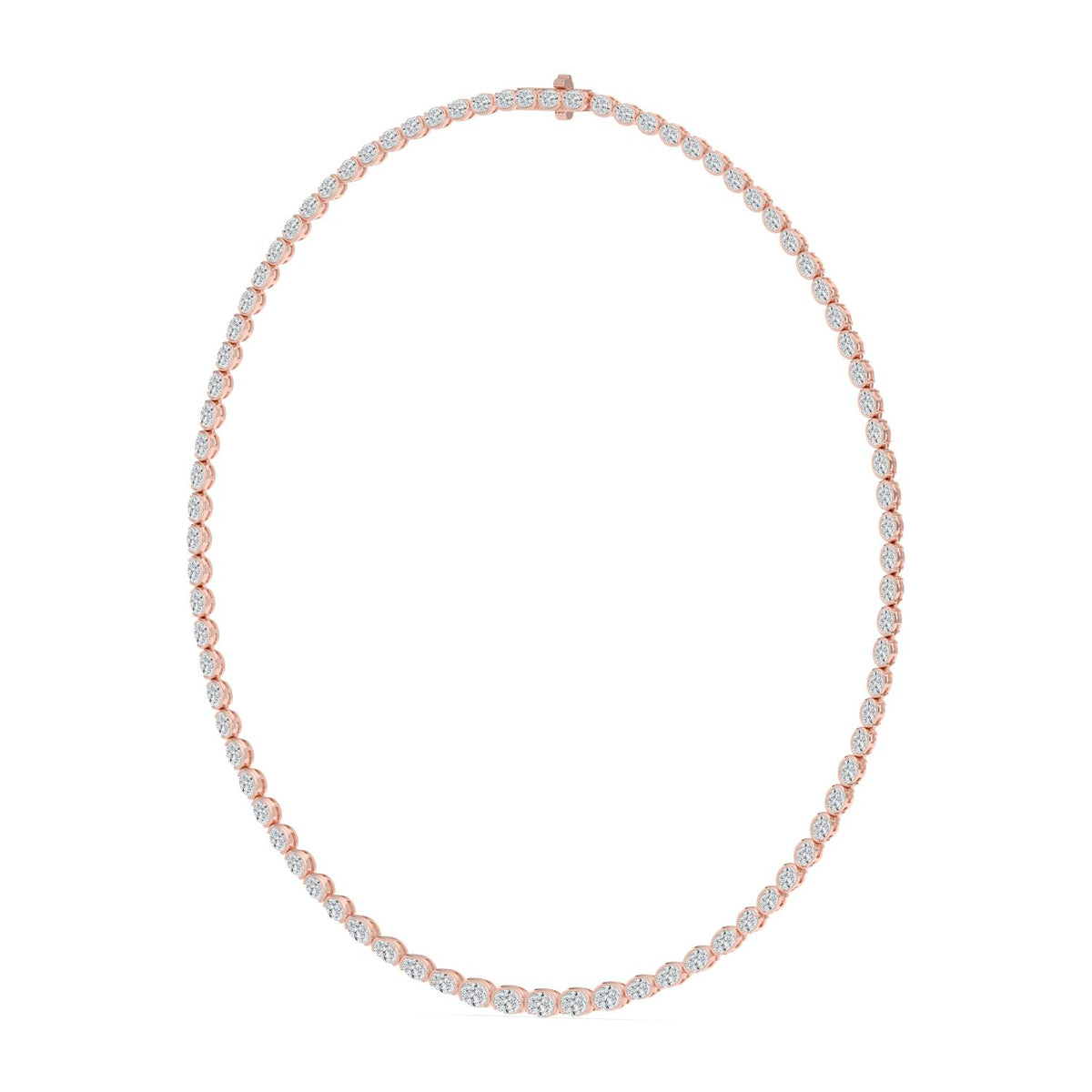 Lab Grown Diamond NECKLACE 11.73 ctw N08540OV-12.33CT-16IN
