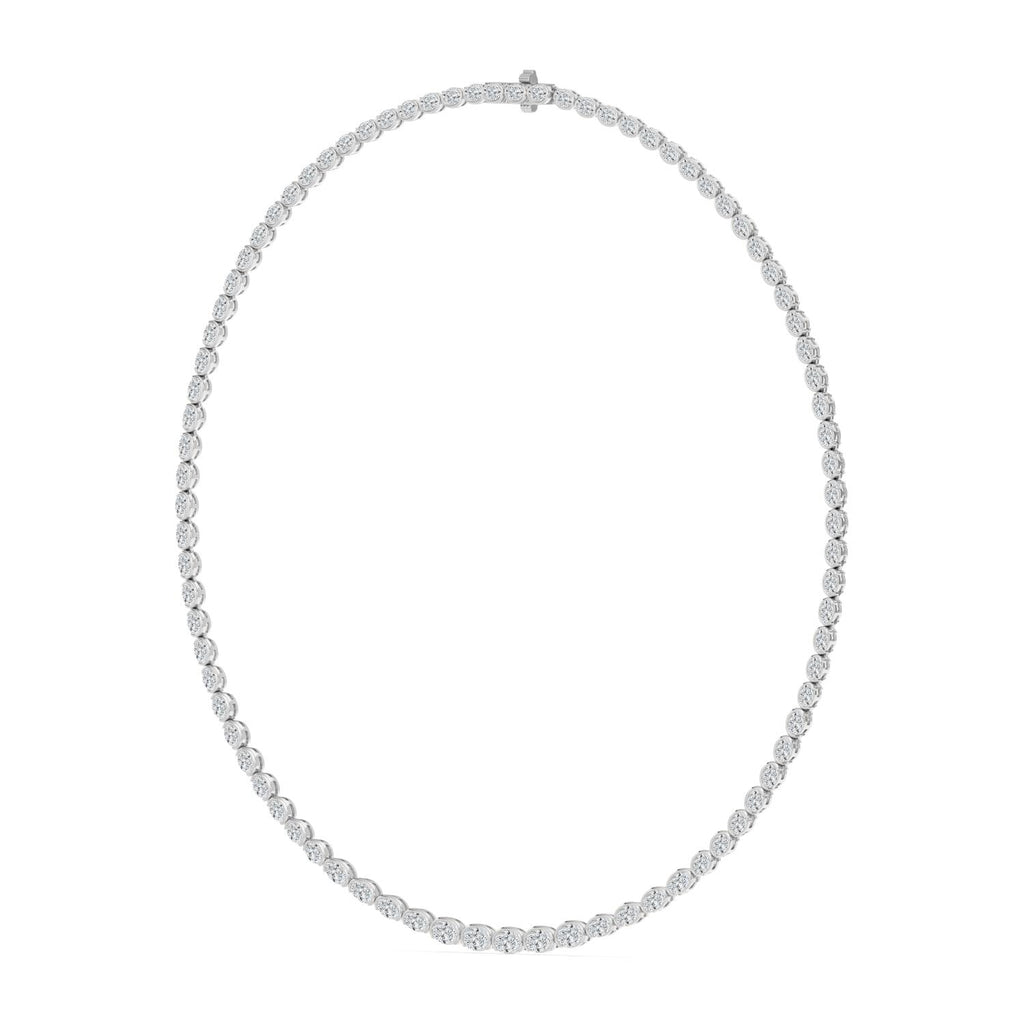 Lab Grown Diamond NECKLACE 11.73 ctw N08540OV-12.33CT-16IN