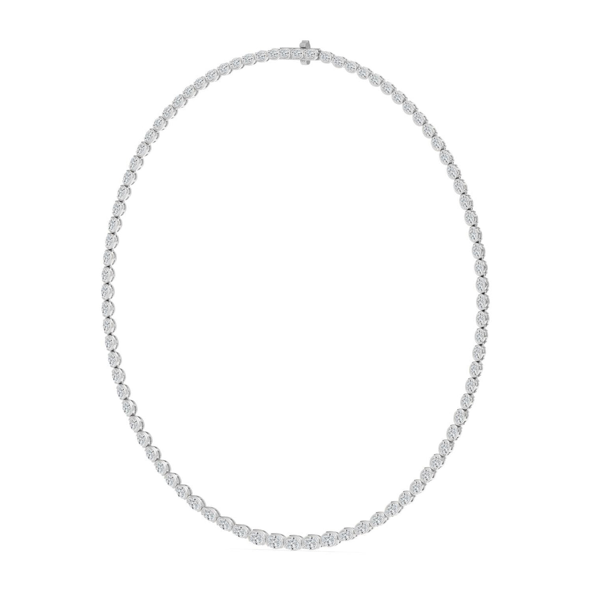 Lab Grown Diamond NECKLACE 11.73 ctw N08540OV-12.33CT-16IN