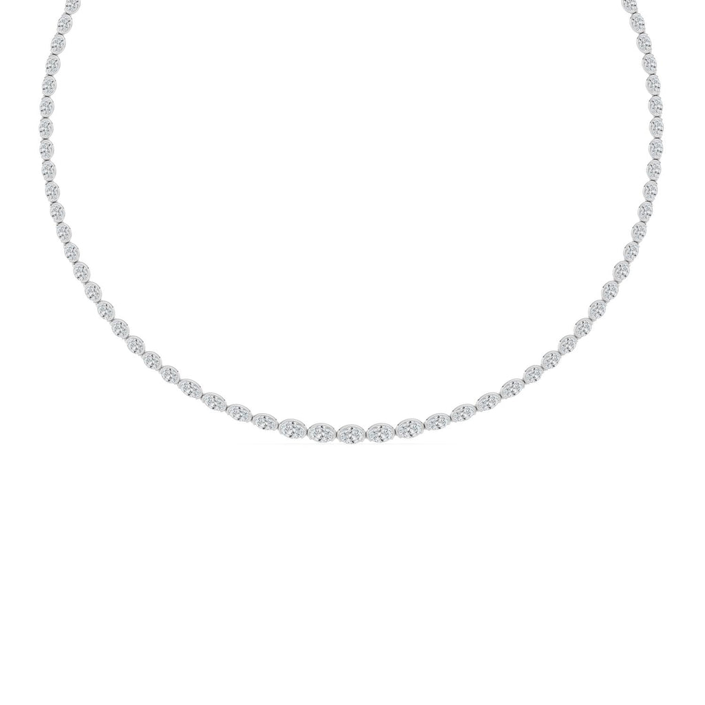 Lab Grown Diamond NECKLACE 11.73 ctw N08540OV-12.33CT-16IN