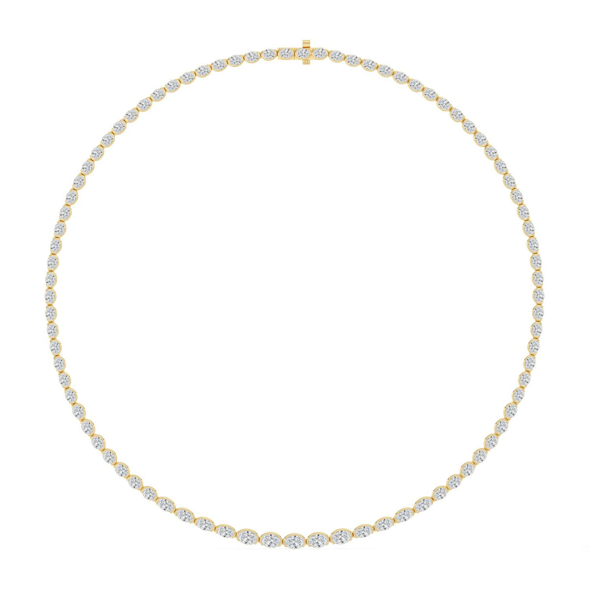 Lab Grown Diamond NECKLACE 11.73 ctw N08540OV-12.33CT-16IN