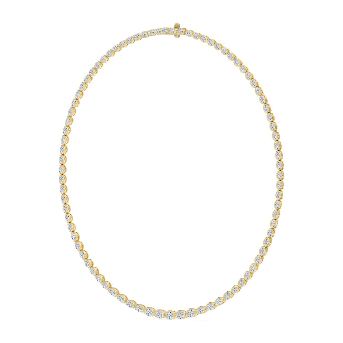 Lab Grown Diamond NECKLACE 11.73 ctw N08540OV-12.33CT-16IN