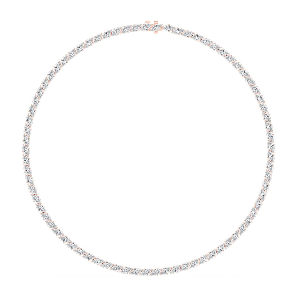 Lab Grown Diamond NECKLACE 22.93 ctw N08593SMQ-0.30PT-16IN