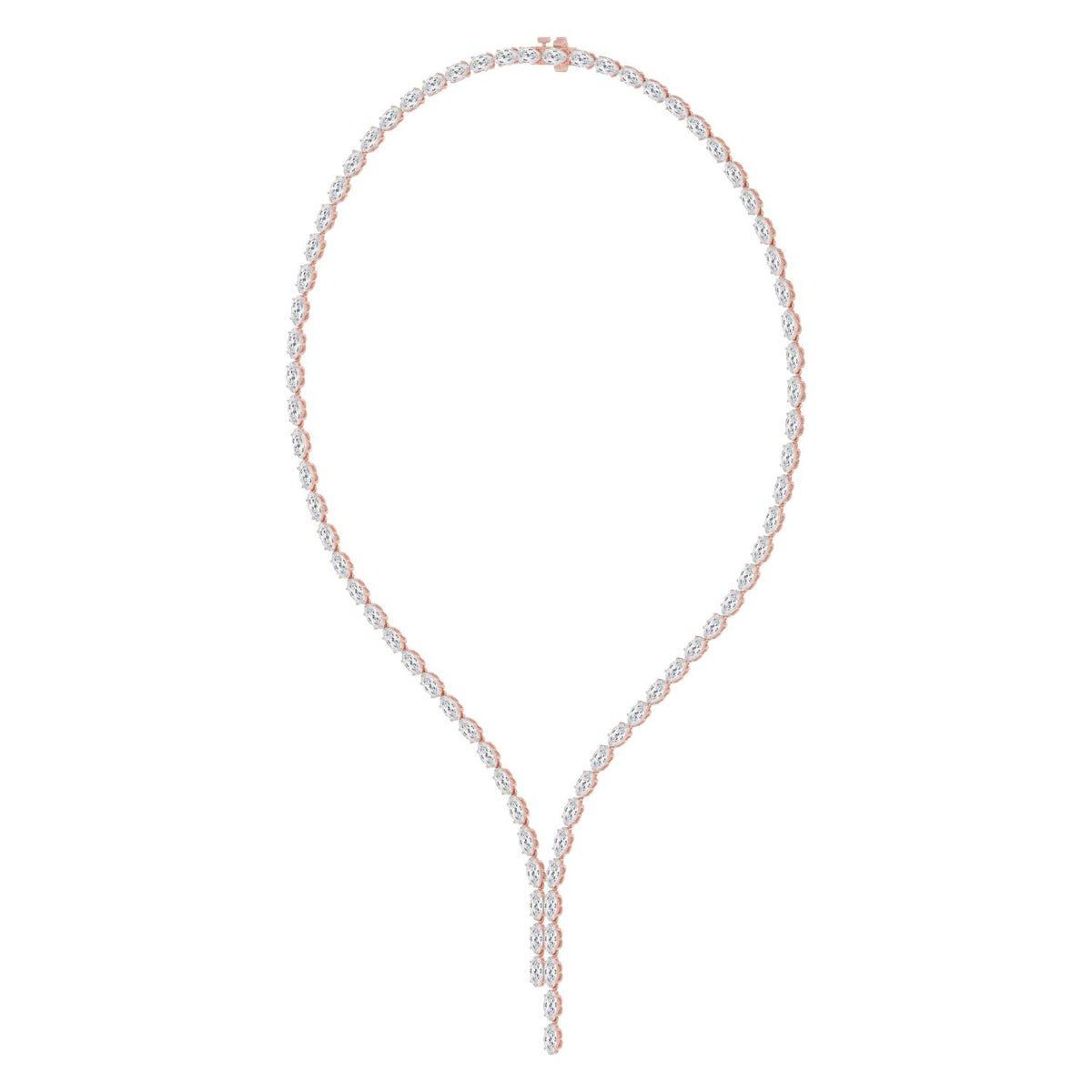 Lab Grown Diamond NECKLACE 24.34 ctw N08595LSOV-0.30PT-16IN