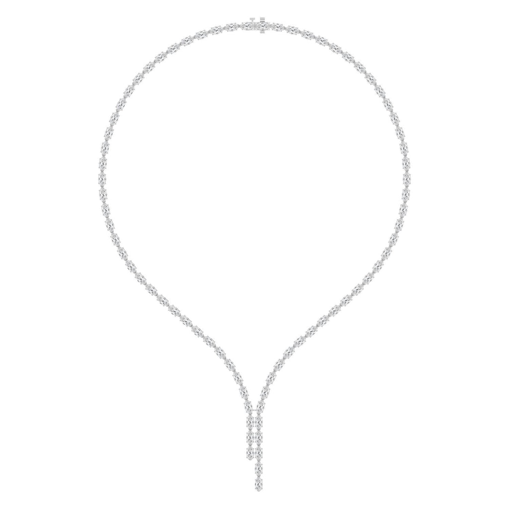 Lab Grown Diamond NECKLACE 24.34 ctw N08595LSOV-0.30PT-16IN