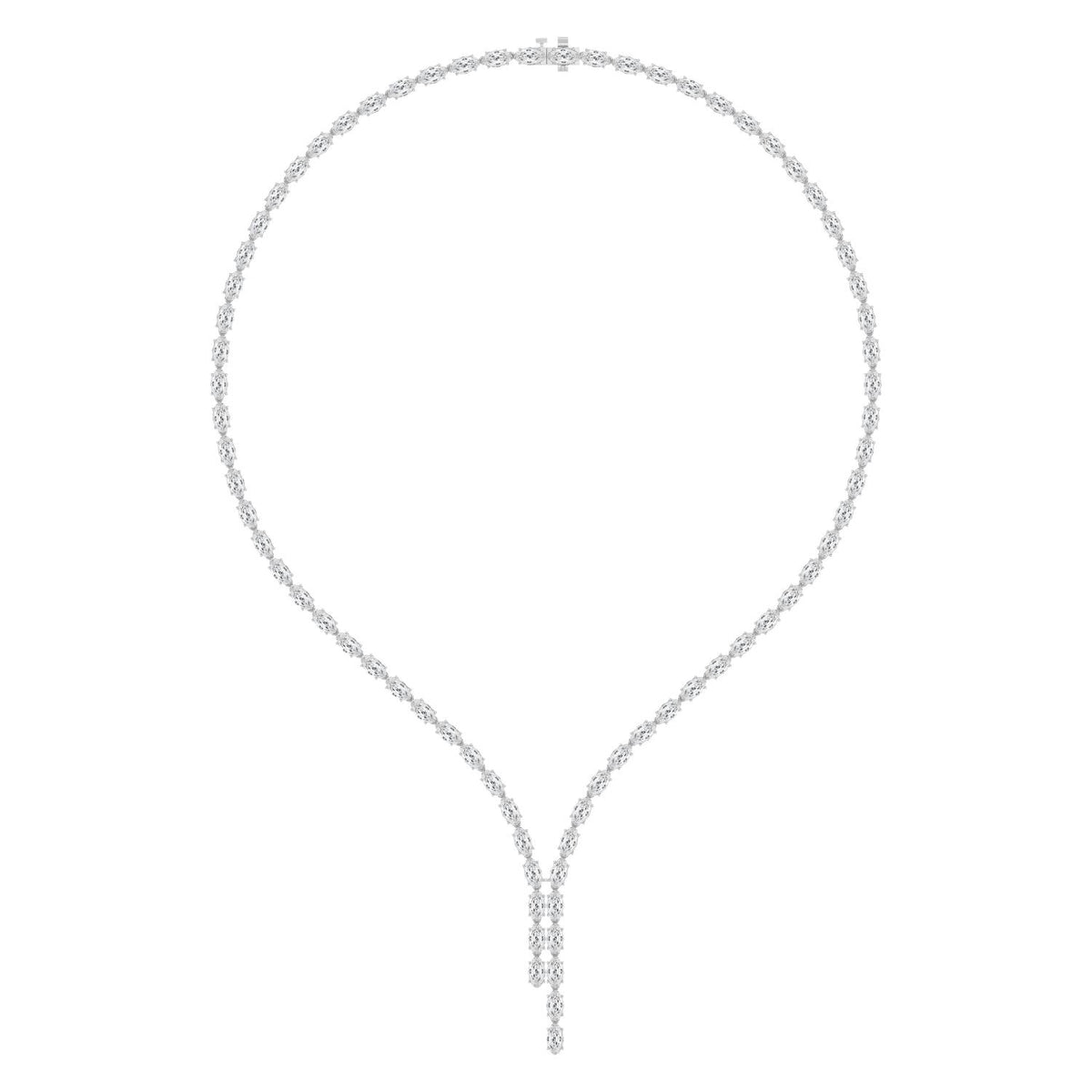 Lab Grown Diamond NECKLACE 24.34 ctw N08595LSOV-0.30PT-16IN