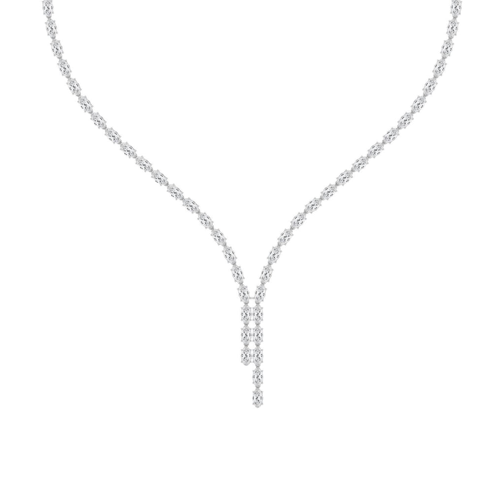 Lab Grown Diamond NECKLACE 24.34 ctw N08595LSOV-0.30PT-16IN
