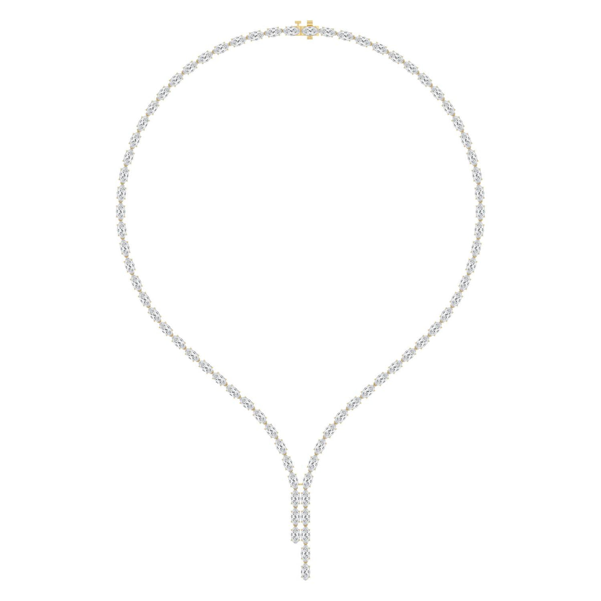 Lab Grown Diamond NECKLACE 24.34 ctw N08595LSOV-0.30PT-16IN