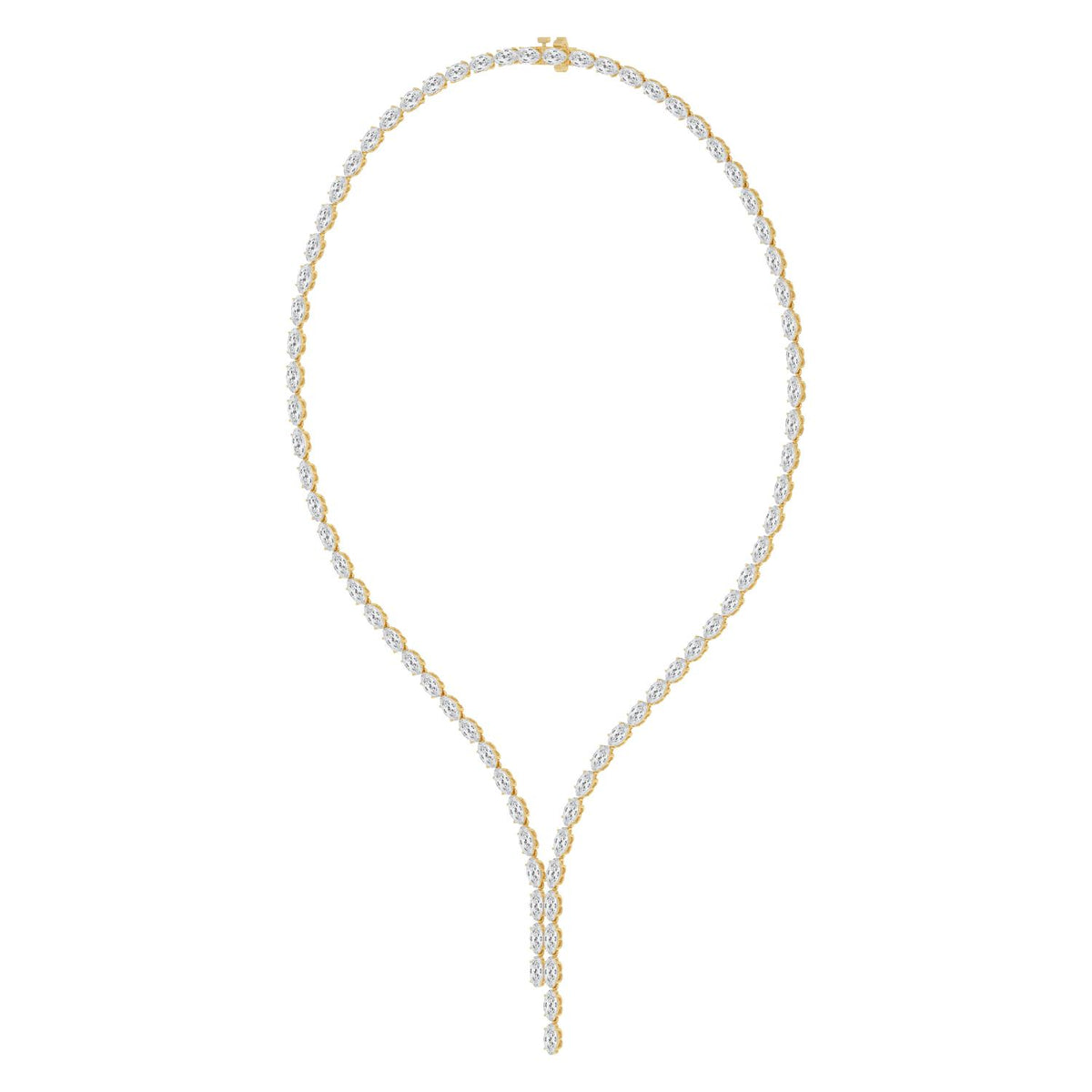 Lab Grown Diamond NECKLACE 24.34 ctw N08595LSOV-0.30PT-16IN