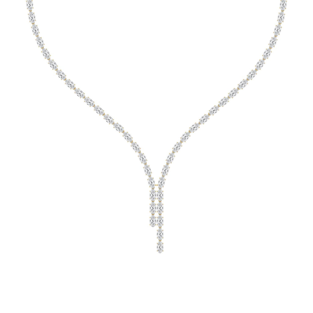 Lab Grown Diamond NECKLACE 24.34 ctw N08595LSOV-0.30PT-16IN