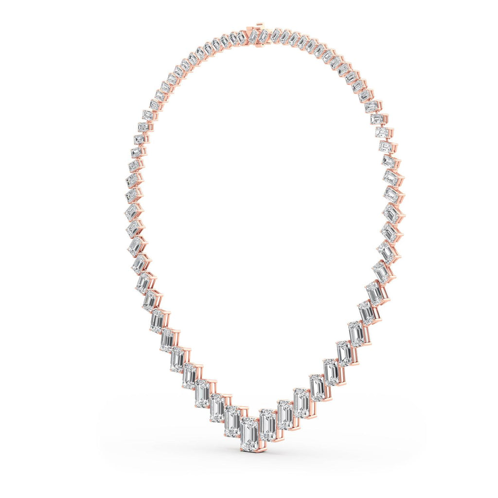 Lab Grown Diamond NECKLACE 81.85 ctw NS12914-80.90CT-16IN
