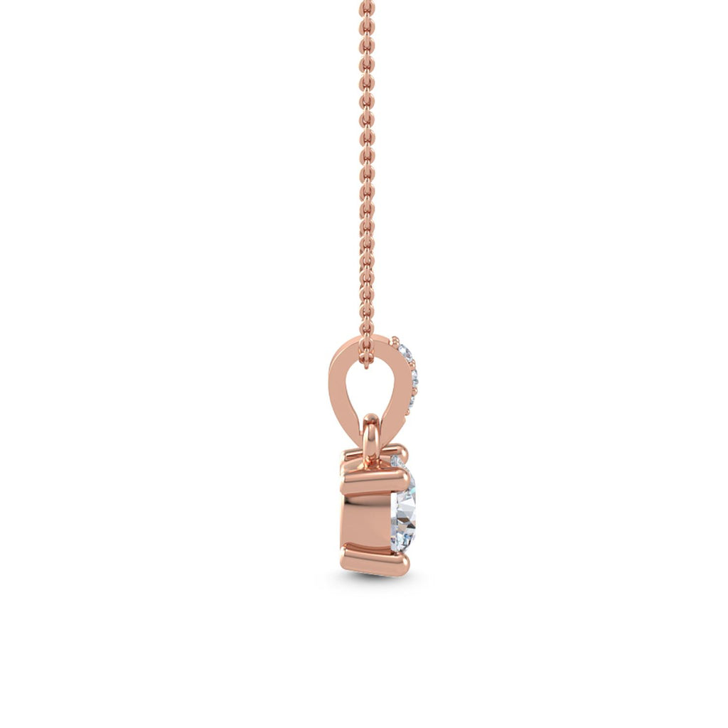 Lab Grown Diamond PENDANT 0.78 ctw P31591-0.75CT