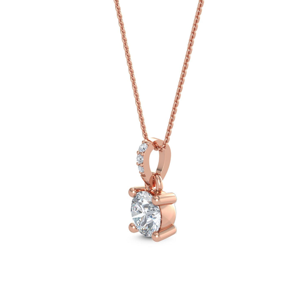 Lab Grown Diamond PENDANT 0.78 ctw P31591-0.75CT