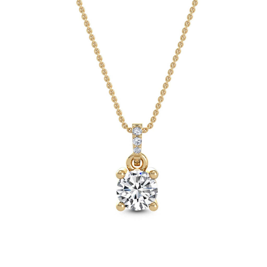 Lab Grown Diamond PENDANT 0.78 ctw P31591-0.75CT