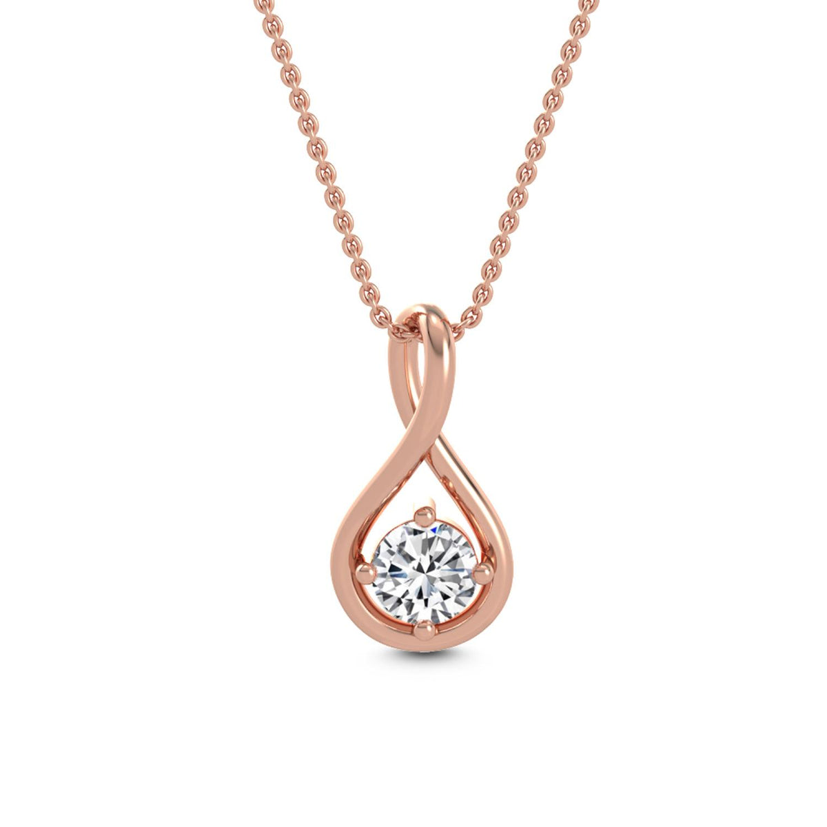 Lab Grown Diamond PENDANT 0.51 ctw P31593-0.50CT