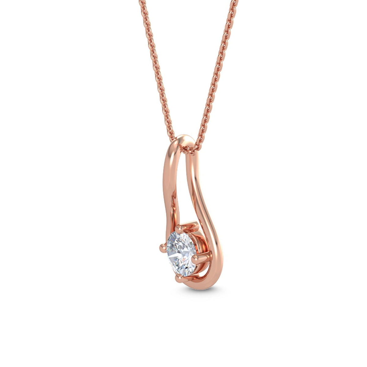 Lab Grown Diamond PENDANT 0.51 ctw P31593-0.50CT