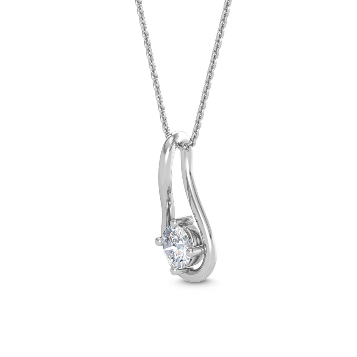 Lab Grown Diamond PENDANT 0.51 ctw P31593-0.50CT