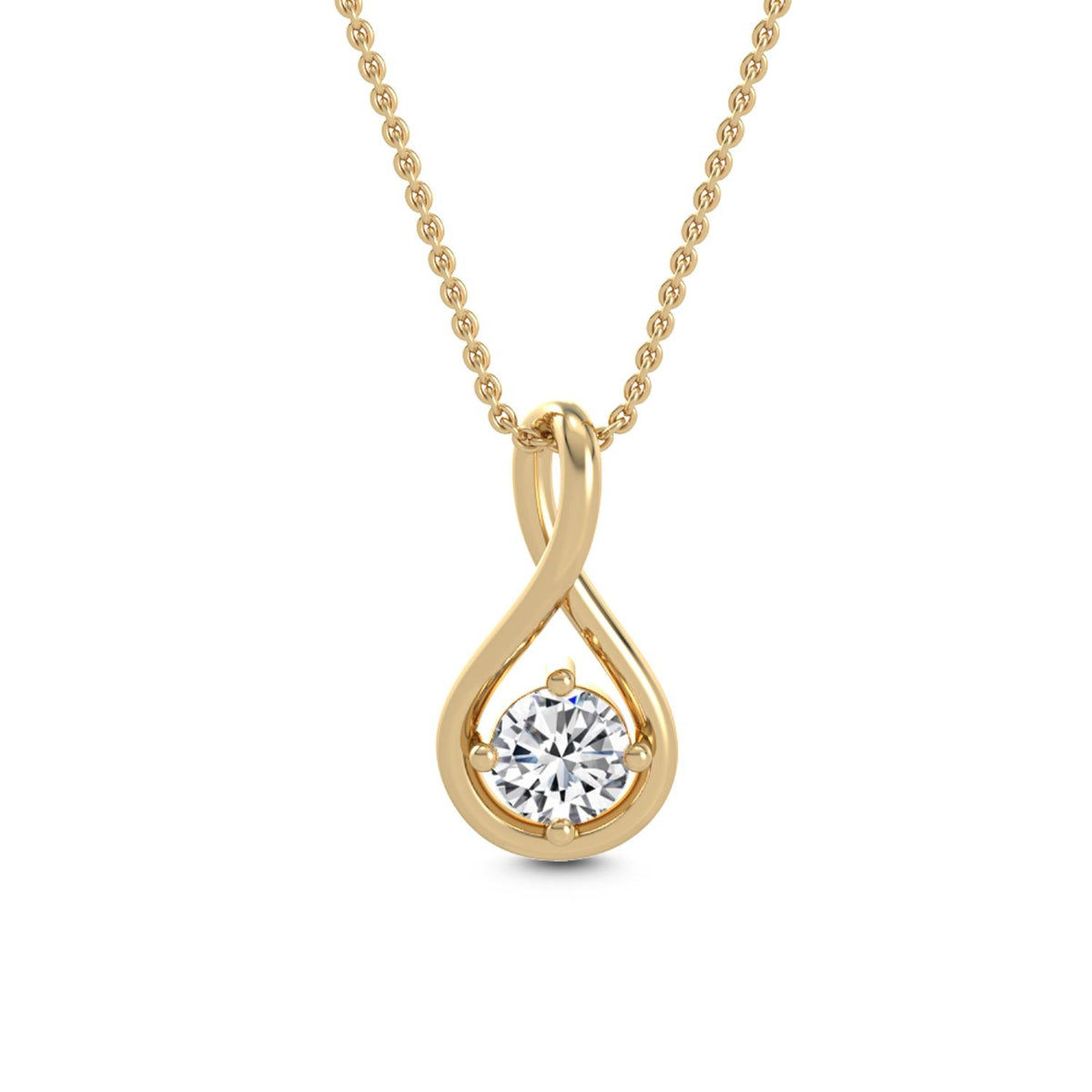 Lab Grown Diamond PENDANT 0.51 ctw P31593-0.50CT