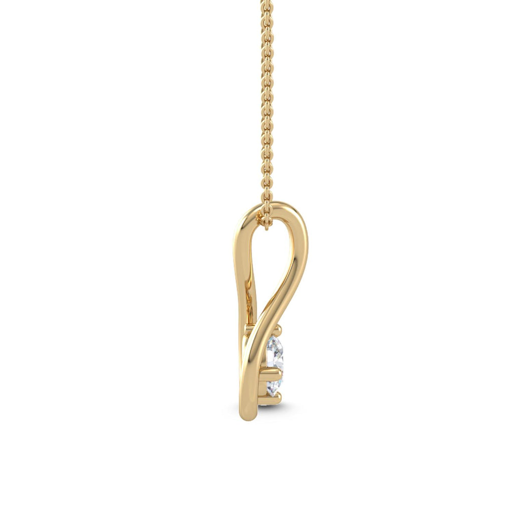 Lab Grown Diamond PENDANT 0.51 ctw P31593-0.50CT