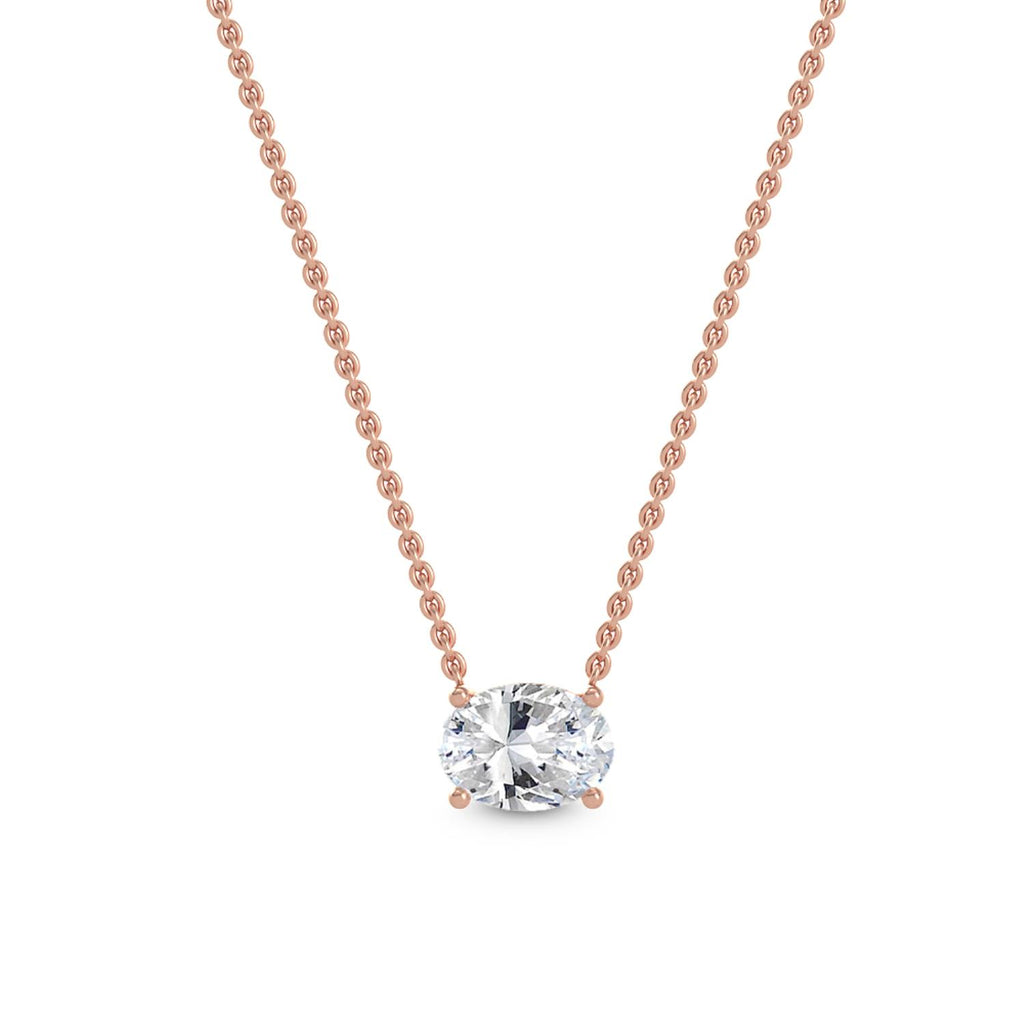 Lab Grown Diamond PENDANT 0.70 ctw P31603OV-0.75CT