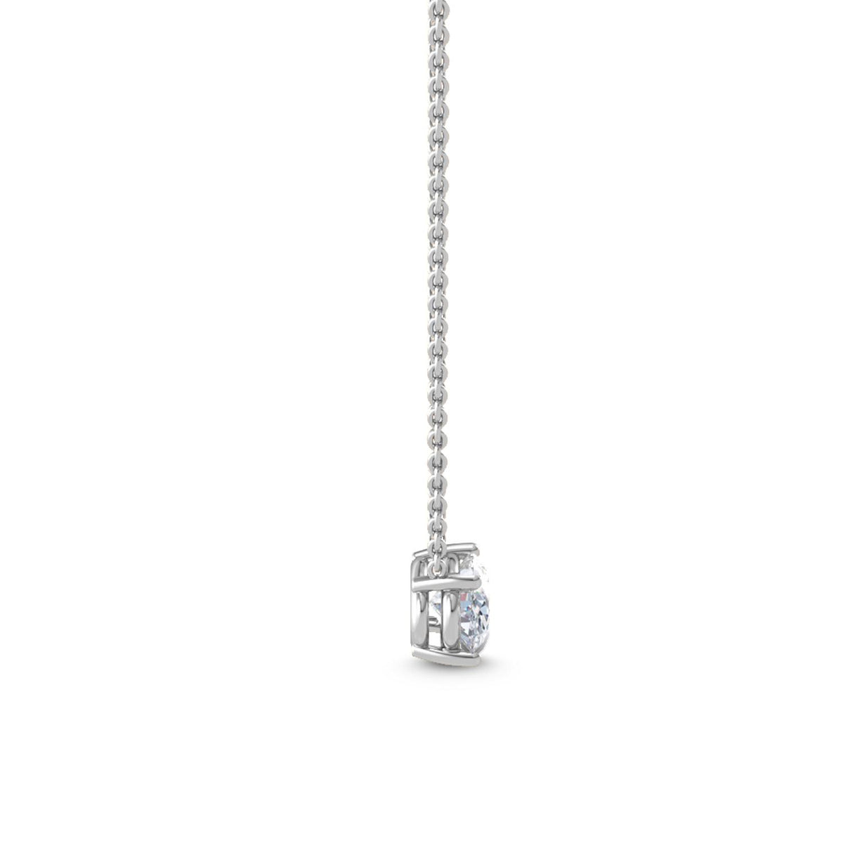 Lab Grown Diamond PENDANT 0.70 ctw P31603OV-0.75CT