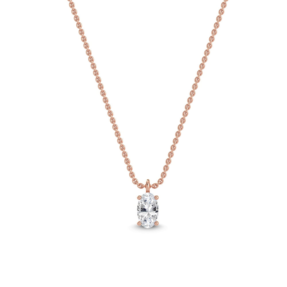 Lab Grown Diamond Solitaire Pendant0.25 ctw P31605OV-0.25CT
